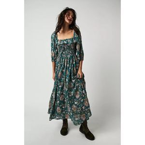 Free People Oasis Printed Midi Dress